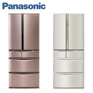 Panasonic 國際牌 601L 六門一級能效變頻電冰箱全平面無邊框鋼板NR-F607VT N1/R1