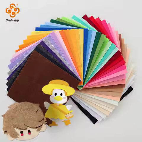 40/22 Pieces 10x10cm/15x15cm/30x30cm Soft Felt Fabric Non-Woven DIY Felt Fabric Arts Crafts Sewing C