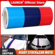[BMW] 1 Meter Coloured Flag BMW M Striped Vinyl Car Sticker for BMW F10 F20 F30 F32 E36 E46 E60 E90 