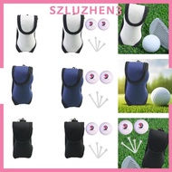 [Szluzhen3] Golf Ball Carry Bag Golf Ball Case Small Waist Bag Convenient Lightweight Golf