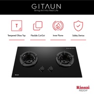 [RINNAI] CERAMIC GLASS KITCHEN HOB / 2 BURNER GAS HOB / CERAMIC GAS HOB / RB2GIF