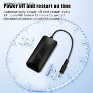 [TEC] Router Restart Cable Automatic Power-Off Timer With Hours Adjustment For Home Network Efficien