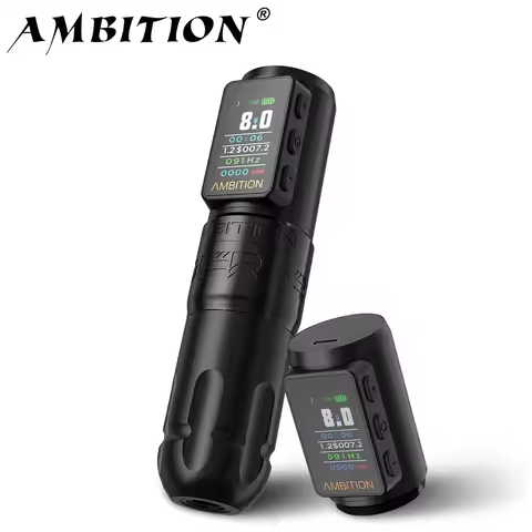 Ambition Soldier270S Wireless Tattoo Machine Stroke5.0mm+4.5mm 1800mAh Billing Battery with 270 g.cm
