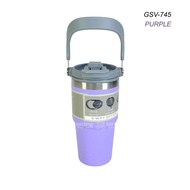 600ml & 900ml Stainless Steel Tumbler With Straw Thermos Bottle Botol Air Viral Flask Tahan Sejuk Ta