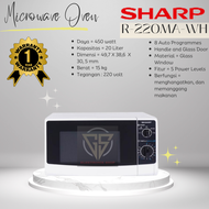 Microwave Oven Sharp R-220-MAWH 20 Liter 450 W Low Watt