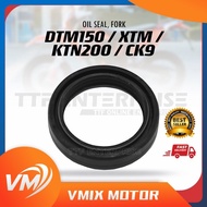 DEMAK DTM150 / XTM / KTN200 / CK9 FORK OIL SEAL FRONT FORK SUSPENSION OIL SEAL