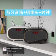 Bluetooth Speaker with Wifi CCTV IP Camera Baby Monitor with Clock Spy Hidden CCTV Camera