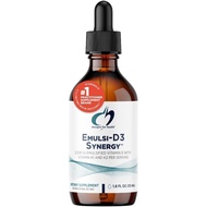 Designs for Health Emulsi-D3 Synergy – D3 2000 IU & K2 Liquid Drops – Immune, Bone & Heart Health – 