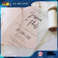 VC Art Tracing Paper 10 sheets A4 A3 95gsm Vellum Paper Translucent Paper Kertas Lukis Art Supplies Stationery Craft