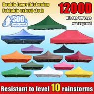 1200D Thickened 6x6 8x8 6x10 10x10 10x15 10x20Ft kain kanopi 10x10 tebal kanvas khemah 10x10 canopy 
