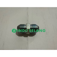 INDOHOSE - DOUBLE NEPEL 1/4B - 1/4BING HYDRAULIC HOSE JIC 1/4Bu x JIC 1/4BUNT 04MJ 04 MJ 04 MJ 04 MJ