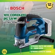 BOSCH GST18V-155BC 18V Cordless Jig Saw (Without Battery & Changer)/ Mesin Gergaji Battery