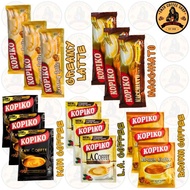 KOPIKO - 3 IN 1 INSTANT COFFEEMIX DRINK - CREAMY LATTE, MACCHIATO, KAW COFFEE, L.A. COFFEE, BROWN CO
