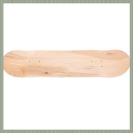 (QJWR) 8Inch 8-Layer Maple Blank Double Concave Skateboards Natural Skate Deck Board Skateboards Dec