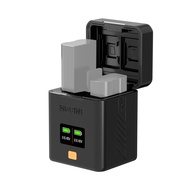 Ulanzi Camera Battery Charging Case for EN-EL15B/ EN-EL15C Batteries 2-slot Battery Charger with Car