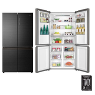 Haier ตู้เย็น 4 ประตู 19.5 คิว 549L สีกระจกดำ รุ่น HRF-MD550GB No frost