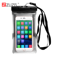 ZUZG Large Size 6.5inch Armband Waterproof Phone Case Waterproof Bag Case Pouch for Swimming Scuba Diver Handphone
