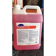 Diversey Sanitizer 5L No Rinse Sanitizer for Food Contact Surfaces Pembasmi Kuman