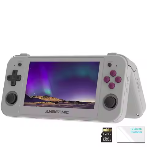 Game Console Android 12,Unisoc Tiger T618 Builtin 128G PreLoaded 3172 Games,Gyroscope Sensor and 4.9