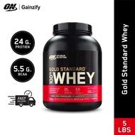 Optimum Nutrition Gold Standard Whey, 5 lb - ON Whey Protein, muscle recovery