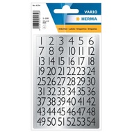 The Office Shoppe - HERMA 4134 Number Stickers Silver 1-100, Pack of 216,13 x 12 mm, Self-Adhesive, 