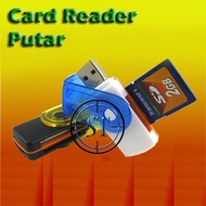15 in 1 Micro SD SD Card Rotating Card Reader MMC ETC.