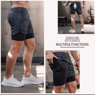 Men's Shorts 2in1 Sports Running Pants