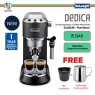 Delonghi EC685.BK Dedica Coffee Machine Espresso Maker - Matt Black EC685BK