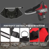 Dog Harness NO PULL Reflective Breathable Adjustable Pet Harness For Dog Vest ID Custom Patch Outdoo