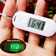 Mini Portable Key Chain Digital Electronic Clock Silent Luminous Pocket Watch