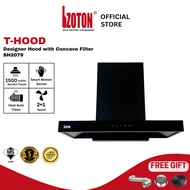 IZOTON Slim Hood SH2079 (1400m3/h) Auto Clean Kitchen Cooker Cooktops Hood Masak Penyedut Asap 抽油烟机