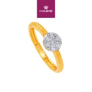 HABIB Round Diamond Ring in 375/9K Yellow Gold 269430524(YG)