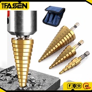 3Pcs Step Drill Bit Sharpener For Metal Drills Bits Stage Wood Set Woodworking Tools Of Stepped Dril