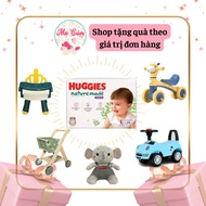 Huggies gift - 2b for Weaning Tray, 3b for Watermelon Pillow, 4b for Mini Cart, 5b for Balance Bike