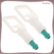 ☕ 2Pcs Handheld Vacuum Cupping Pump for Cupping Therapy Plastic White Manual Pump