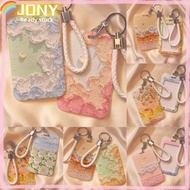 JONY Credit Card Holders, Plastic Business Card Holder, Cartoon ID Card Sleeve Student