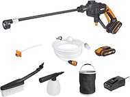 WORX WG620E.4 Hydroshot Cordless Portable Pressure Washer Cleaner Kit - Power Washer with 2 Batterie