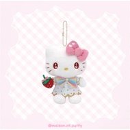 [ Pre-Order ] Sanrio Hello Kitty Strawberry News Series Plush Keychain 10”