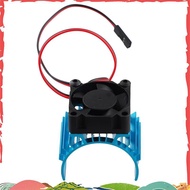 For  A959-B 144001 124019 RC Car Aluminum Alloy Motor Heatsink Cover with Cooling Fan for 540 550 36