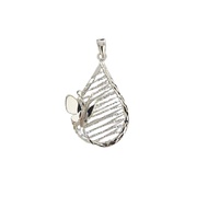 Poh Heng Jewellery 18K White Gold Pendant