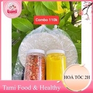 [DELICIOUS TYPE] Combo 52: 500g dew-dried rice paper + 200g salt, fried onion and shrimp + 1 jar of 