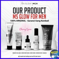MSGLOW MEN Paket 5 in1 Paket Lengkap Original BPOM Paket Komplit + MASKULIN Body Lotion MS GLOW Men 