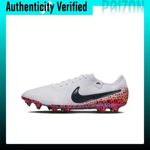 Nike Tiempo Legend 10 Soccer Shoes Men's Low-top White/Black FQ3249-900