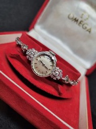 omega 14k gold 歐米茄鑽石機械古董錶金錶復古表女錶手表 watch