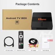 [COD] Tripsky X9mini Android Tv Box 4K Stb Android Tv Box Android 14 Ram 2G Rom 16G Bluetooth Smart 