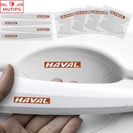 Haval 8Pcs Car Door Handle Transparent Protector Sticker Auto Door Bowl Anti scratch Stickers For H6
