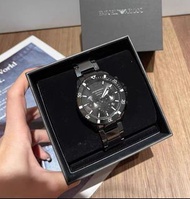 emporio armani 70010 43mm  商務   watch starry sky   手錶 腕錶