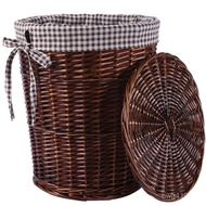 Dirty Laundry Basket for Hot Pot Restaurant Clothes T9J5Clothes Laundry Basket Willow Woven Househol