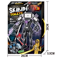 (Spot next day delivery)Vệ Sinh Người Titan Truyền Hình Vua Sáng Tạo Hạt Nhỏ Khối Xây Dựng Đồ Chơi B