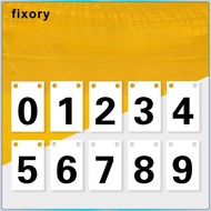 fixory 0-9 Score Keeper Scoreboard for Sports Waterproof Scoring Board Flip Number Cards Score Flipp